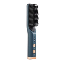 Load image into Gallery viewer, Portable Hair Straightener Curling Wireless Ion Comb USB Charge Straight Hair Brush Multifunction Straight Hair Comb women mini