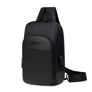 Men's Backpack Business Crossbody Bags For Men Multi-function Waterproof Bag Male USB Charging Large Capacity Chest Bags Travel