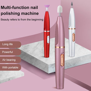5 in1 Mini Nail Polishing Machine USB Rechargeable Manicure Drill Machine Accessory Pedicure Gel Polish File Buffer Nail Tools
