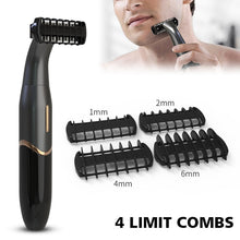 Load image into Gallery viewer, Hair Removal Intimate Area Haircut Clipper for The Groin Epilator Safety Razor Man Lady Shaving eyebrow Nose Trimmer MEN