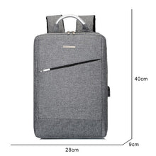 Load image into Gallery viewer, USB Charging Backpack For Men Multifunctional Waterproof Bag Business Portable Laptop Rucksack Large Capacity Unisex Backbag
