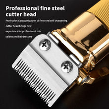 Load image into Gallery viewer, New Color Oil Head Professional Hair Clipper Electric Push Scissor LCD Adjustable Knife Distance Men&#39;s Hair Barber