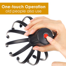Load image into Gallery viewer, Electric Octopus 12 Claws Scalp Massager Hands Free 3 Modes Head Scratcher Relief Hair Stimulation Rechargeable Stress Relief