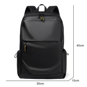 Business Men's Backpack Zipper Design 15.6 Inches Laptop Bag For Male Nylon Cloth Wear-resistant Waterproof Casual Rucksack