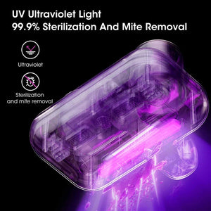 10000Pa UV New Mattress Vacuum Mite Remover Cordless Handheld Cleaner Powerful Suction for Cleaning Bed Pillows Clothes Sofa