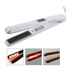 Load image into Gallery viewer, Hair Straightener Infrared and Ultrasonic Profession Cold Hair Care Iron
