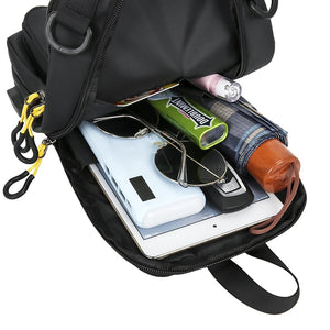 Sling Bag For Men Multi-function Crossbody Bags For Men Waterproof Bag Male USB Charging Large Capacity Nylon Cloth Chest Bag