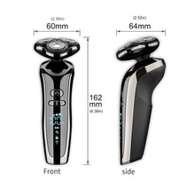 Load image into Gallery viewer, 5 in 1 USB Rechargeable Men&#39;s beard trimmer Waterproof 4D Head Dry Wet Digital display Shaver razor Washable Shaving Machine