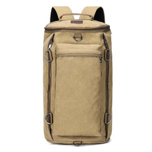 Load image into Gallery viewer, Preppy Style School Backpack  Bookbag  Laptop Computer Backpacks Travel Backpacks Outdoor Sports Cylinder Canvas Backpacks