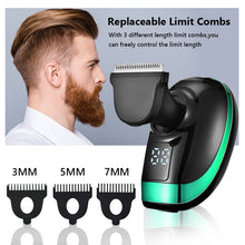 Load image into Gallery viewer, 5 IN 1 Electric Razor Electric Shaver Rechargeable Shaving Machine for Men Beard Razor Wet-Dry Dual Use Waterproof Fast Charging