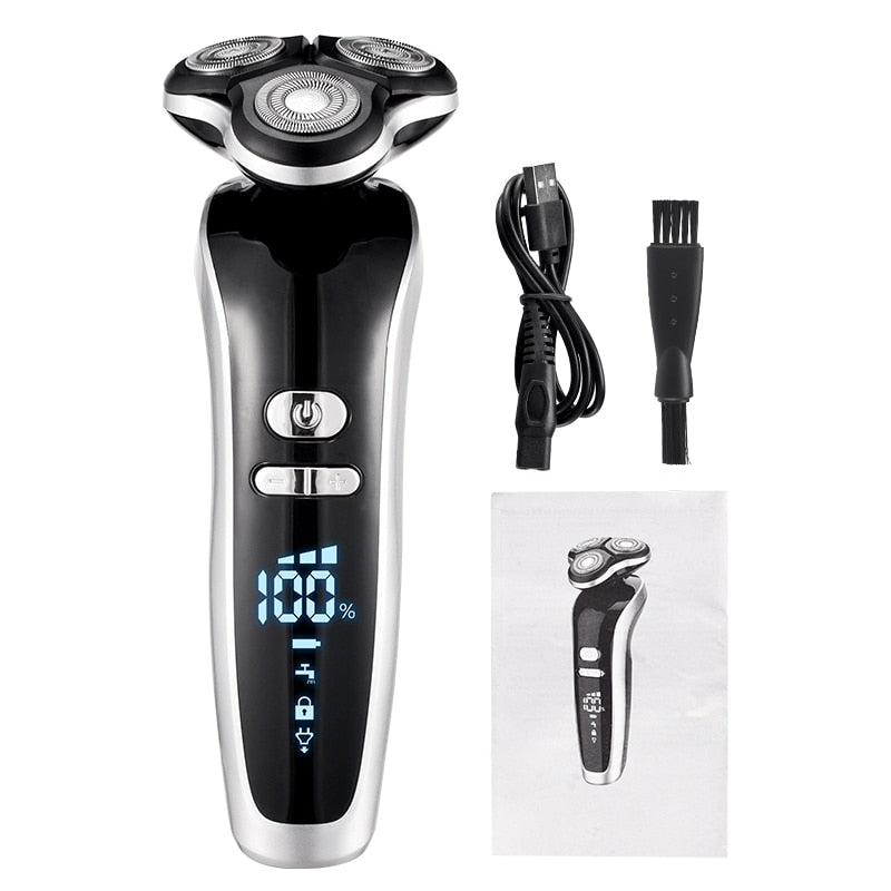 New Electric Shaver For Men 4D Electric Beard Trimmer USB Rechargeable Professional Hair Trimmer Hair Cutter Adult Razor For Men