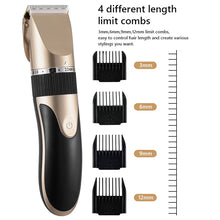 Load image into Gallery viewer, Professional Hair Trimmer Digital USB Rechargeable Hair Clipper for Men Haircut Ceramic Blade Razor Hair Cutter Barber Machine