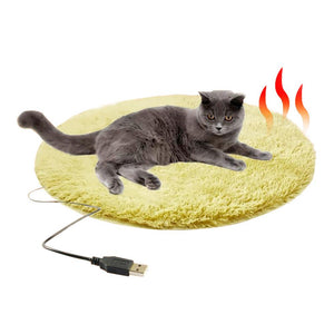 Pet Electric Blanket Heating Pad Dog Cat Bed Mat Pet Dog Sofa Cushions Thickened Soft Pad Blanket Cushion Car Blanket Mattress