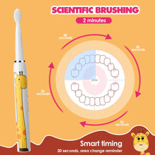 Load image into Gallery viewer, Child Toothbrush Children Sonic Electric Tooth Brush Children&#39;s Teeth Cleaning Kids Toothbrushes for Children Cartoon with Heads
