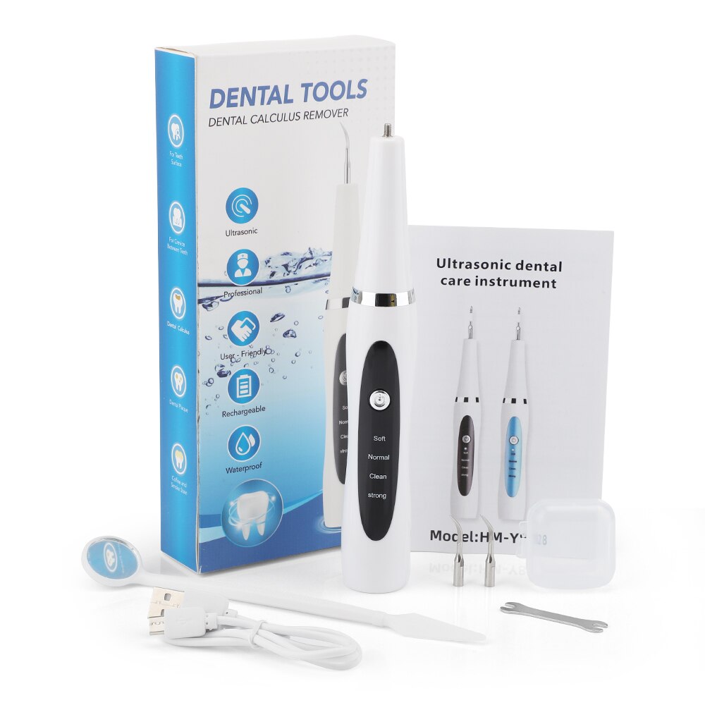 Ultrasonic Tooth Cleaner Electric Dental Calculus Scaler Tartar Remover Plaque Stains Cleaner Teeth Whitening Oral Hygiene Care