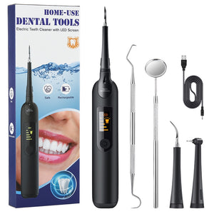 Electric Dental Calculus Remover LED Display Rechargeable Sonic Dental Scaler Tooth Cleaner Tartar Removal Teeth Whitening Tools