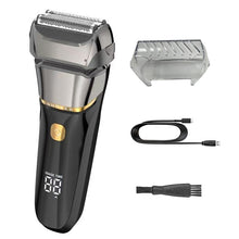 Load image into Gallery viewer, Powerful Electric Shaver For Men Wet Dry Facial Electric Razor Beard Foil Shaving Machine Men Grooming Set Rechargeable