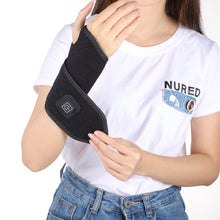 Load image into Gallery viewer, Magnetic Treatment Self-Heating Wrist Support Brace Wrap Heated Hand Warmer Compression Pain Relief Wristband Belt