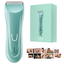Load image into Gallery viewer, Washable Groin &amp; Body Trimmer for Men &amp; Women Electric Face Beard Hair Trimmer Rechargeable Pubic Ball Shaver &amp; Body Groomer