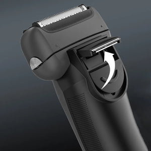 Electric Shaver Reciprocating High and Low Two-speed Adjustable Shaver Full Body Washable Type-c Rechargeable Shaver