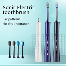 Load image into Gallery viewer, Sonic Electric Toothbrush Adult Timer Brush IPX7 Waterproof 6 Modes USB Charger Rechargeable Tooth Brushes Replacement Heads Set