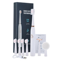 Load image into Gallery viewer, 7 in 1 Electric Toothbrush and Accessories Sonic Tooth Brush Dental Cleaning Device Teeth Whitening with Face Massager Brush