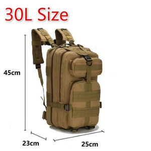 30L/50L 1000D Nylon Waterproof Backpack Outdoor Military Rucksacks Tactical Sports Camping Hiking Trekking Fishing Hunting Bag