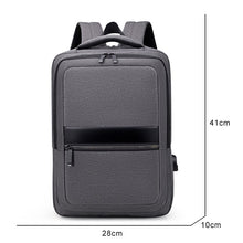 Load image into Gallery viewer, Men&#39;s Backpack Multifunction USB Charging Bag Waterproof Oxford Cloth Rucksack Male For Laptop 15.6 Inch Business Casual Bagpack