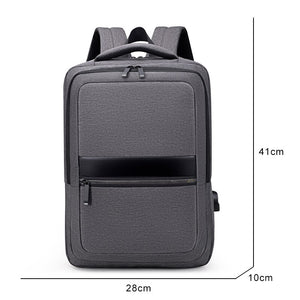 Men's Backpack Multifunction USB Charging Bag Waterproof Oxford Cloth Rucksack Male For Laptop 15.6 Inch Business Casual Bagpack