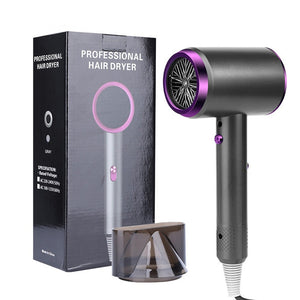 1600W Professional Hair Dryer Strong Wind Salon Dryer Hot and Cold Dry With Floral Design Hair Negative Ionic Hammer Blower