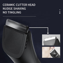 Load image into Gallery viewer, Groin Area Hair Trimmer Lawn Mower Ceramic Blade Waterproof Wet Dry Clippers Pubic Armpit Body Hair Ultimate Hygiene Razor