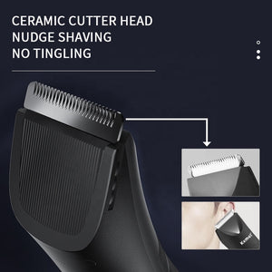 Groin Area Hair Trimmer Lawn Mower Ceramic Blade Waterproof Wet Dry Clippers Pubic Armpit Body Hair Ultimate Hygiene Razor