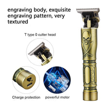 Load image into Gallery viewer, Hair Trimmer Li T-Outliner Skeleton Heavy Hitter Cordless Trimmer Men Baldhead Hair Clipper Finishing Hair Cutting Machine
