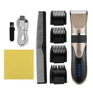 Professional Hair Trimmer Digital Usb Rechargeable Hair Clipper for Men Haircut Ceramic Blade Razor Hair Cutter Barber Machine