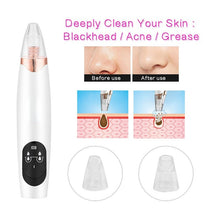 Load image into Gallery viewer, Electric Vacuum Suction Blackhead Remover Multifunction Deep Pore Cleaning Exfoliating Firming Facial Care Massager Beauty Tool