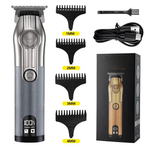 Hair Clipper Rechargeable Professional Hair Clipper Men's Electric Hair Clipper Cordless Haircut Styling Men's Beard Trimmer